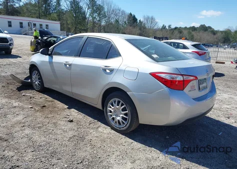 2015 Toyota Corolla Le из США, поврежденный, VIN 5YFBURHE4FP239745